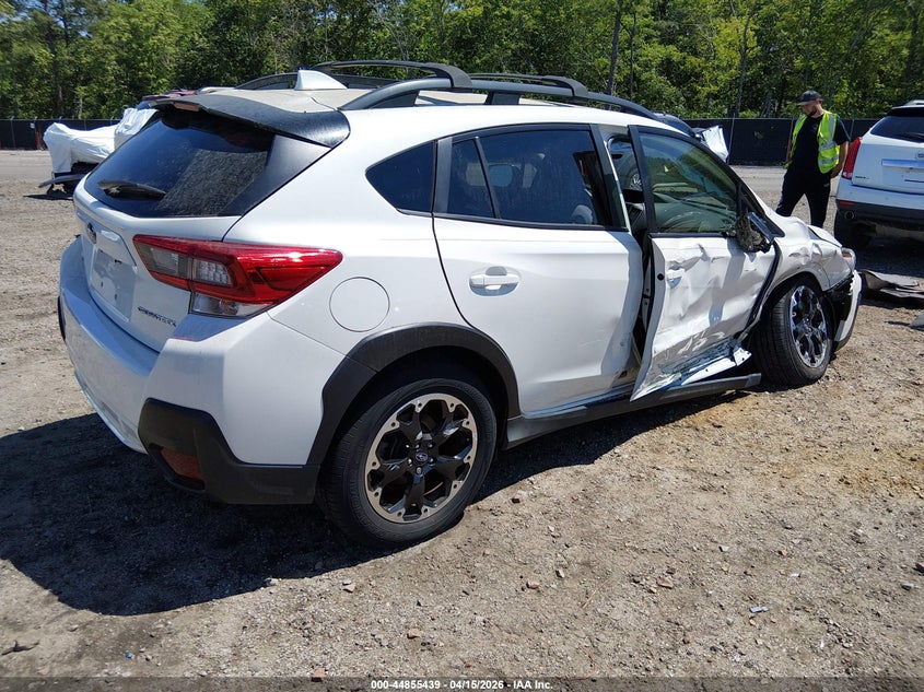 2021 Subaru Xv 2.0 Crosstrek Premium white Lot 111044855439 Vin JF2GTAEC6M8684754