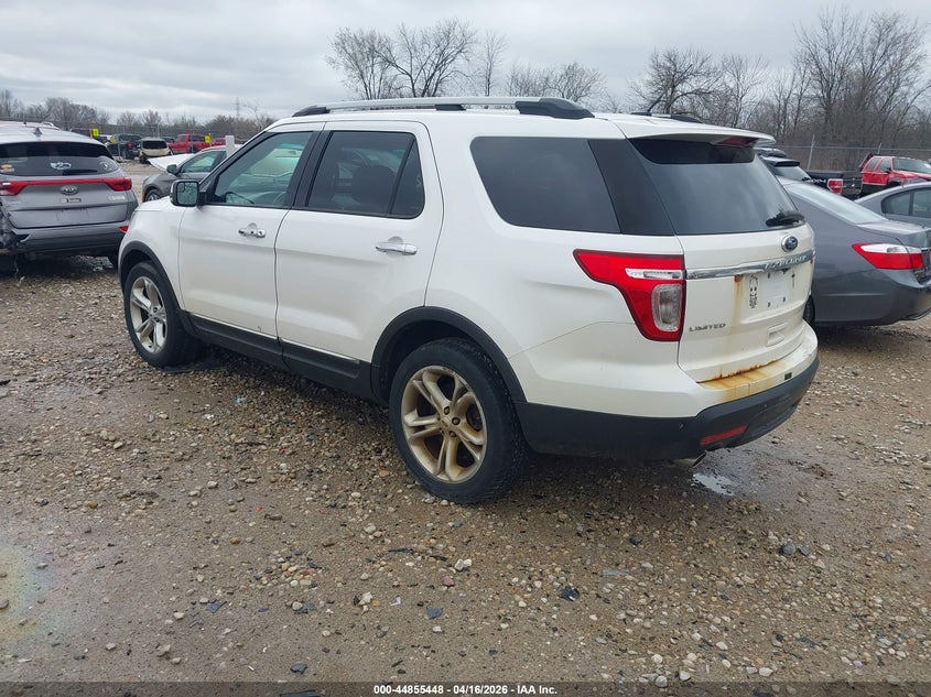 1FM5K8F81EGB28320 2014 Ford Explorer 3.5 Limited white