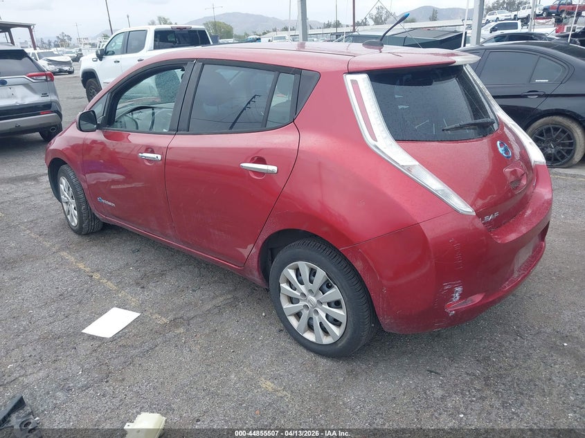 Vin: 1n4az0cp0ec331532, lot: 45352815, nissan leaf s 20143