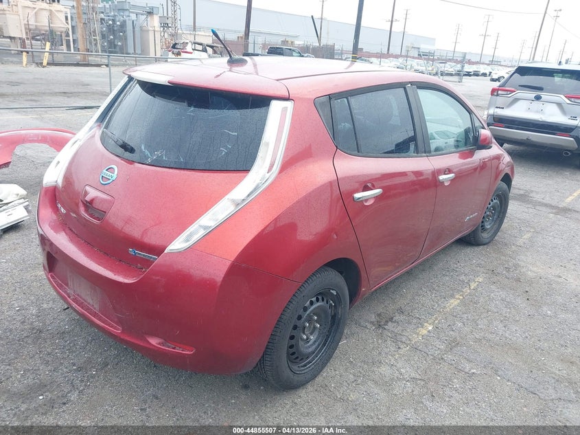 Vin: 1n4az0cp0ec331532, lot: 45352815, nissan leaf s 20144