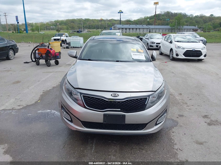 2014 Kia Optima 2.4 Ex silver Lot 111044855531 Vin 5XXGN4A71EG312837