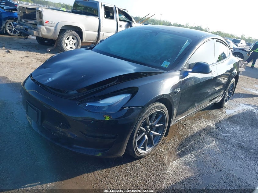 5YJ3E1EB4NF186455 2022 Tesla Model 3 Long Range Dual Motor All-Wheel Drive black