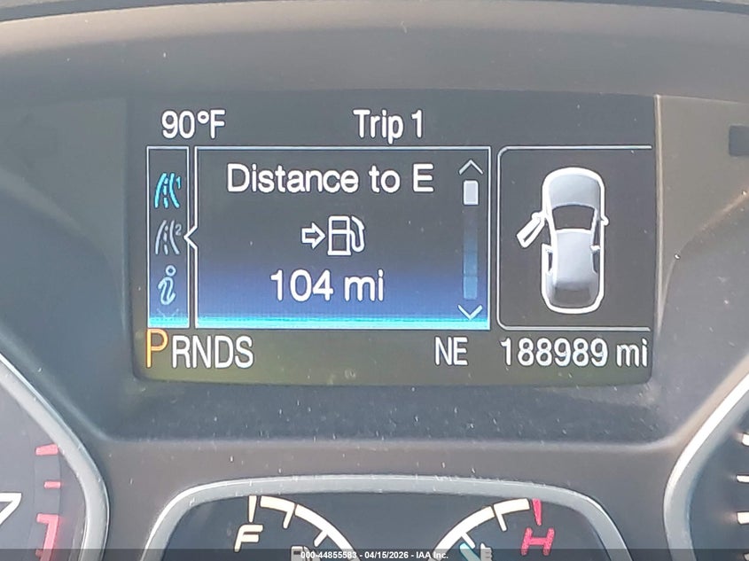 2014 Ford Escape Titanium VIN: 1FMCU0J92EUA66186 Lot: 44855583