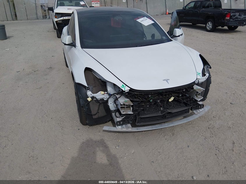 2023 Tesla Model 3 Performance Dual Motor All-Wheel Drive white Lot 111044855649 Vin 5YJ3E1EC9PF489677