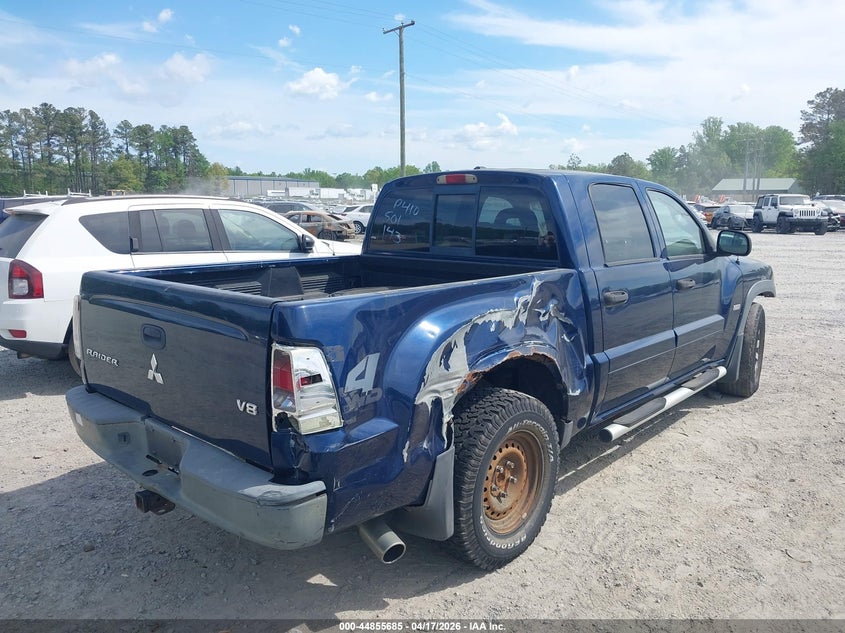 2006 Mitsubishi Raider Duro Cross V8 VIN: 1Z7HT38N96S501143 Lot: 44855685