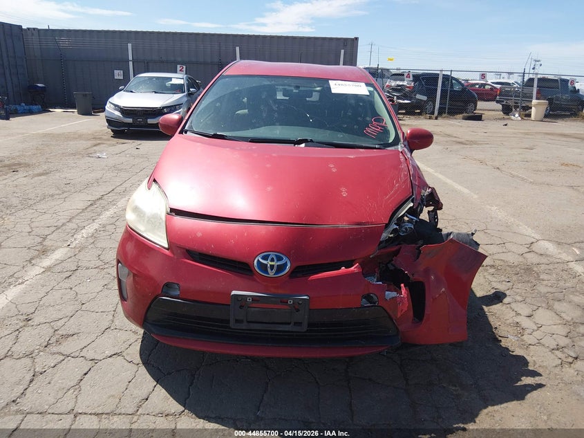 2012 Toyota Prius Three VIN: JTDKN3DU9C0336081 Lot: 44855700