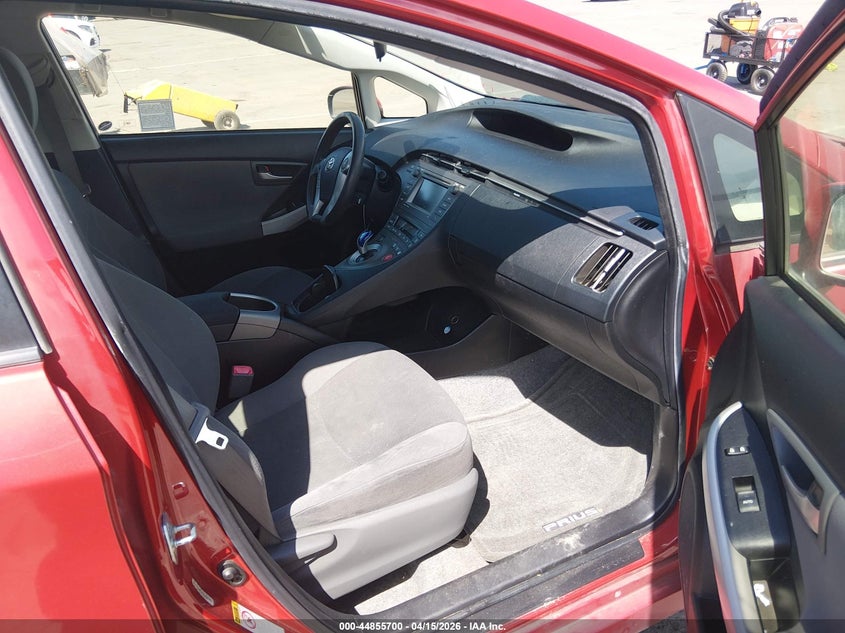 2012 Toyota Prius 1.8 Three red Lot 111044855700 Vin JTDKN3DU9C0336081