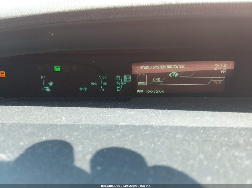 2012 Toyota Prius Three VIN: JTDKN3DU9C0336081 Lot: 44855700