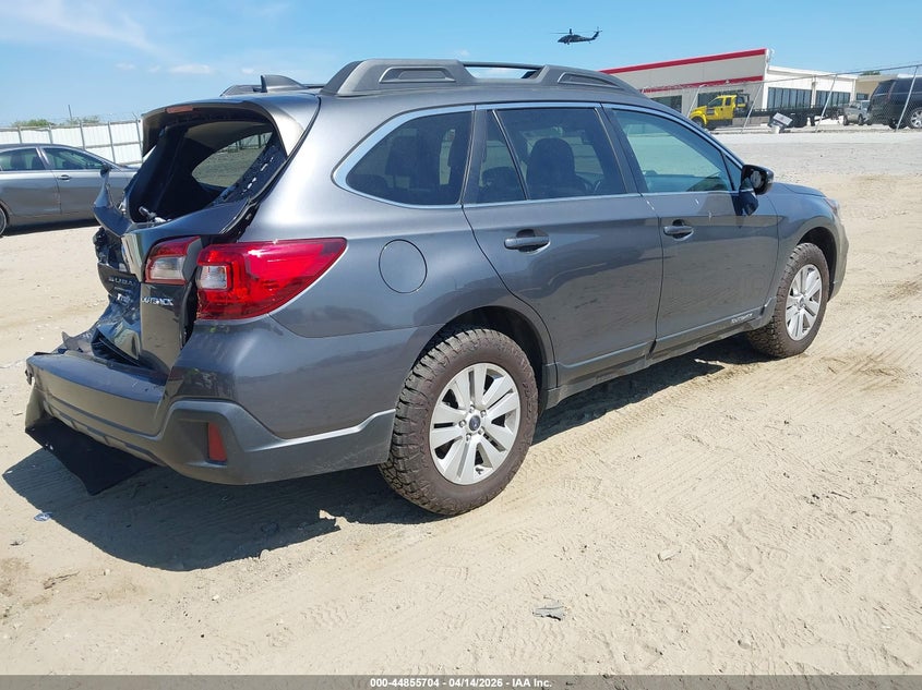 2018 Subaru Outback 2.5 2.5I Premium grey Lot 111044855704 Vin 4S4BSAFC0J3288768