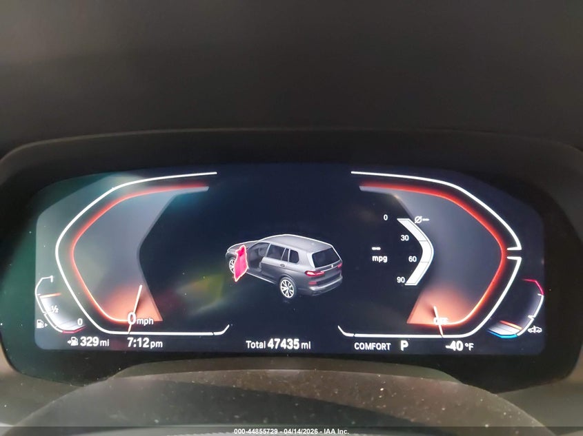 2022 BMW X7 xDrive40I VIN: 5UXCW2C09N9L77396 Lot: 44855729