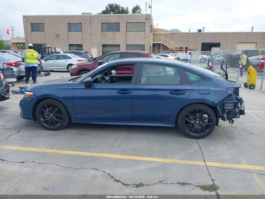 2026 Honda Civic 2.0 Hybrid Sport/Sport Touring blue Lot 111044855762 Vin 2HGFE4F80TH303748