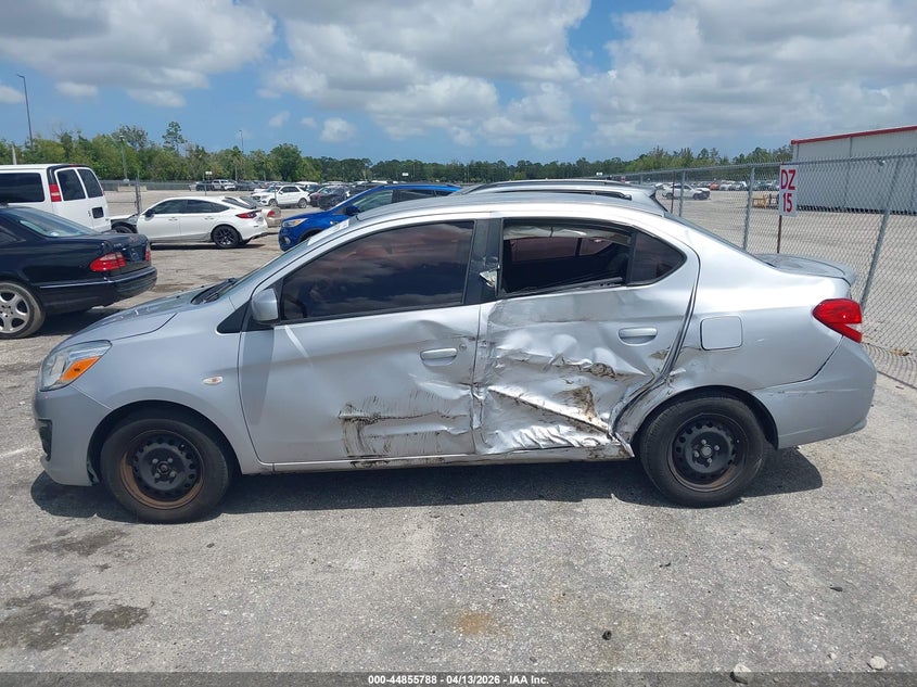 2017 Mitsubishi Mirage G4 Es VIN: ML32F3FJ2HHF12192 Lot: 44855788