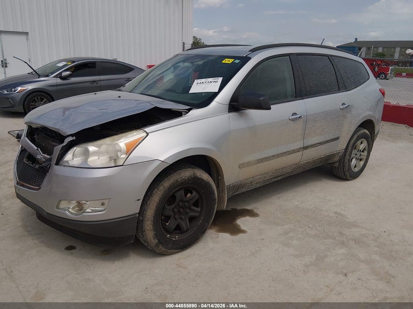 Vin: 1gnkreed4cj399900, lot: 45353198, chevrolet traverse ls 20122