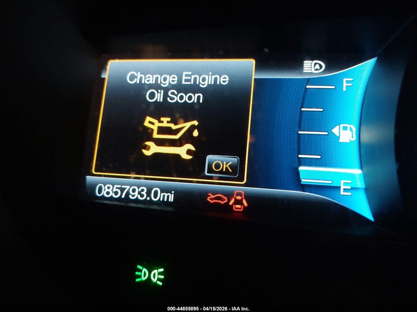 2020 Ford Edge Sel VIN: 2FMPK4J96LBA08857 Lot: 44855895