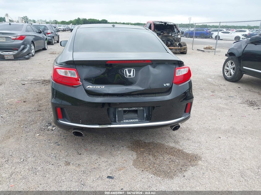 2015 Honda Accord 3.5 Ex-l V-6 Black Lot 111044855901 Vin 1HGCT2B82FA003022
