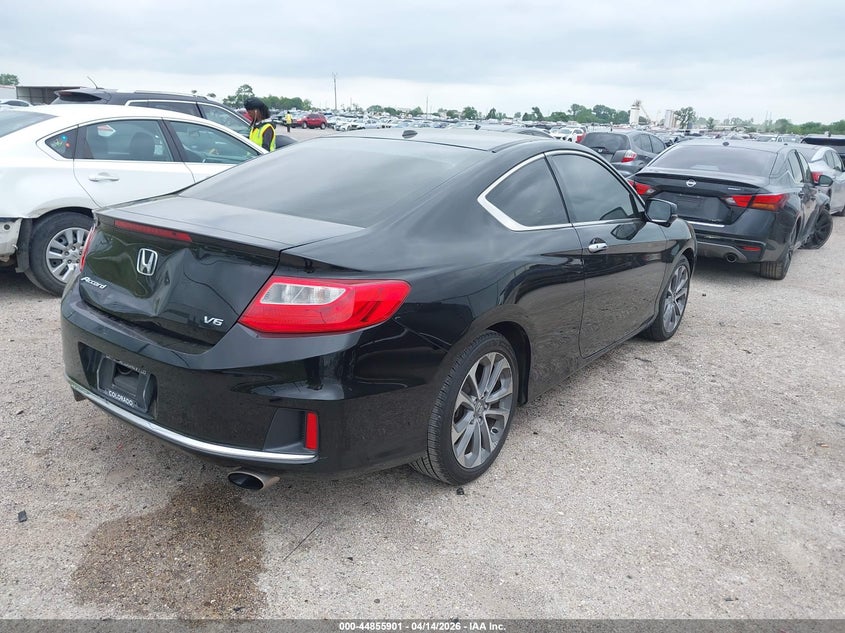 2015 Honda Accord 3.5 Ex-l V-6 Black Lot 111044855901 Vin 1HGCT2B82FA003022