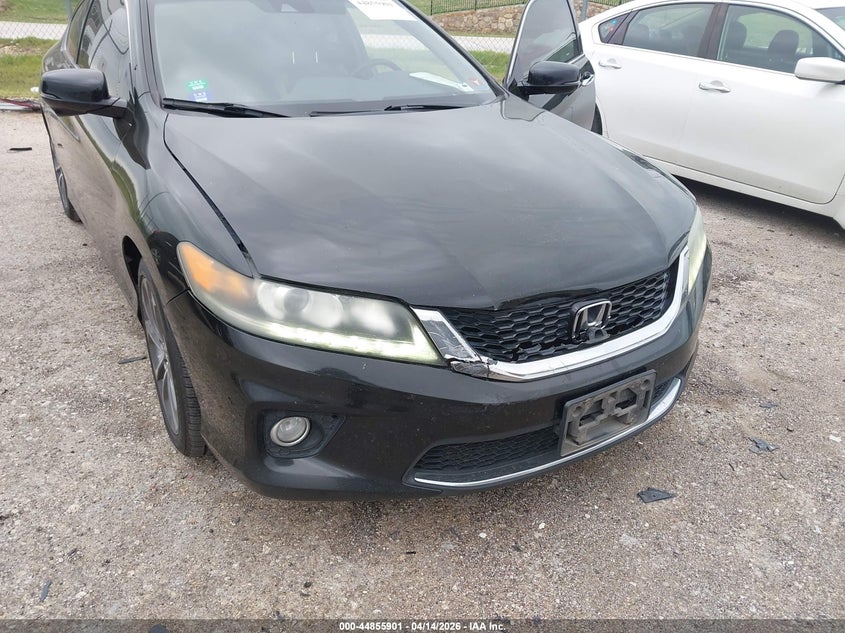 2015 Honda Accord 3.5 Ex-l V-6 Black Lot 111044855901 Vin 1HGCT2B82FA003022