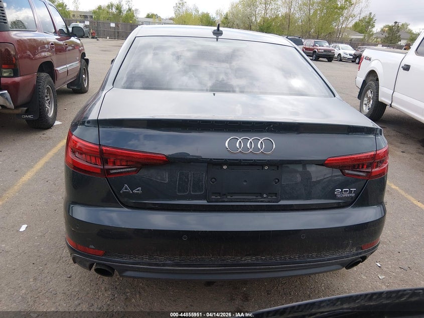 2017 Audi A4 2.0T Premium VIN: WAUENAF46HN019378 Lot: 44855951