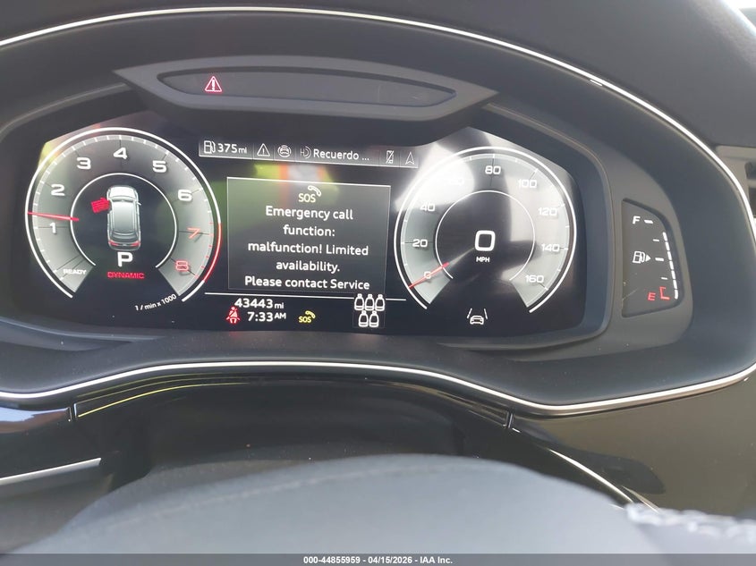 2025 Audi Q7 2.0 Premium 45 Tfsi Quattro Tiptronic white Lot 111044855959 Vin WA1ACBF70SD001814