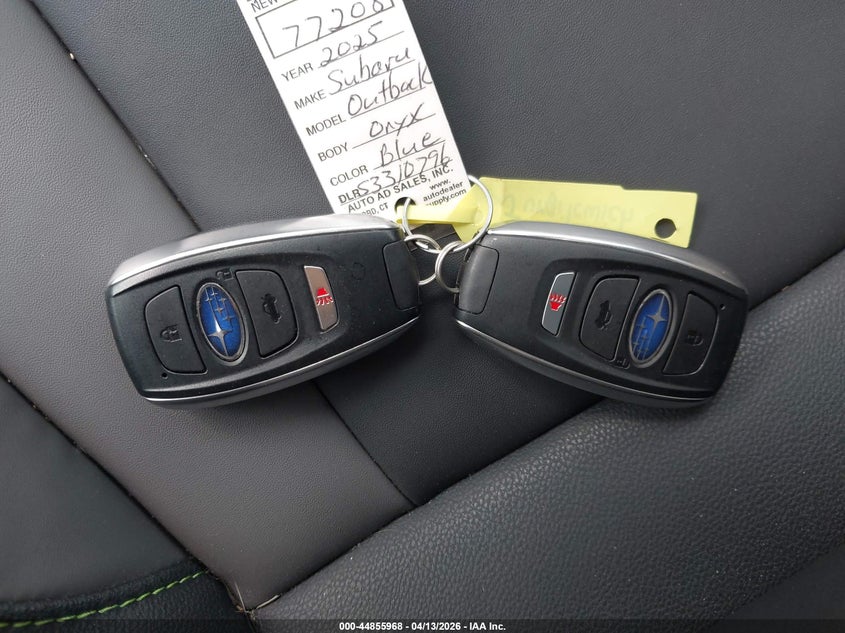 2025 Subaru Outback Onyx Edition VIN: 4S4BTALC3S3310796 Lot: 44855968