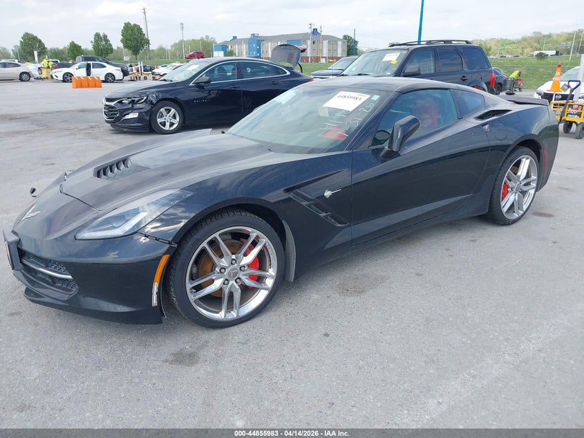 2015 Chevrolet Corvette 6.2 Stingray black Lot 111044855983 Vin 1G1YB2D71F5113377