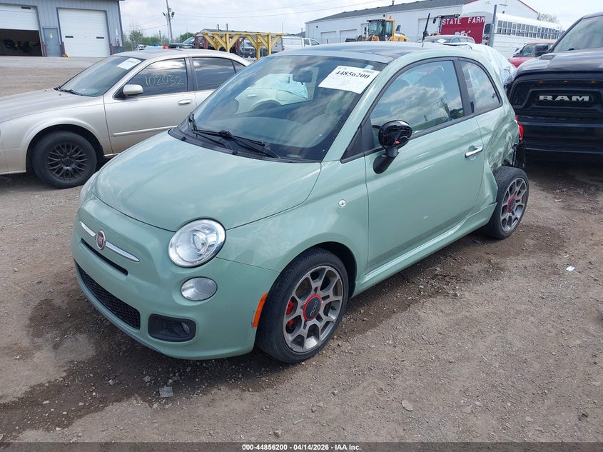 Vin: 3c3cffbr2dt612207, lot: 45353508, fiat 500 sport 20132
