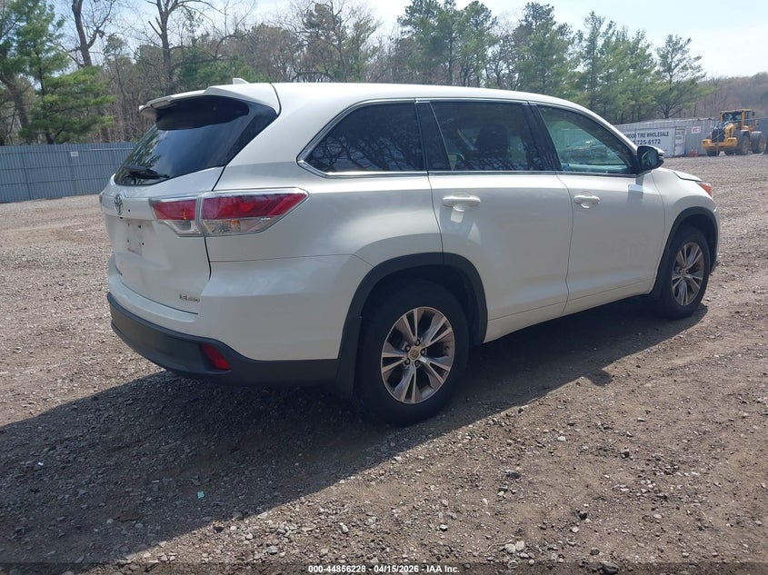 2015 Toyota Highlander Le Plus V6 VIN: 5TDBKRFH4FS074421 Lot: 44856228