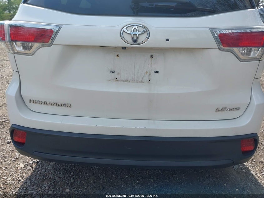 2015 Toyota Highlander Le Plus V6 VIN: 5TDBKRFH4FS074421 Lot: 44856228