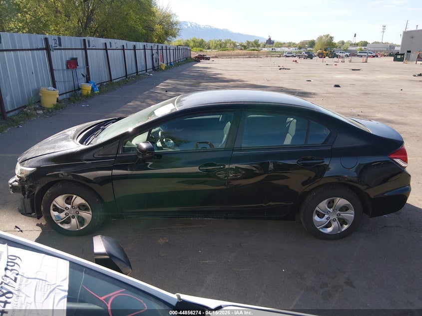 2015 Honda Civic 1.8 Lx black Lot 111044856274 Vin 19XFB2F56FE077832