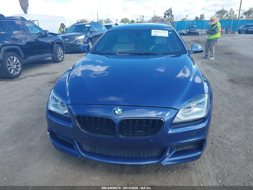 2015 BMW 650I Gran Coupe xDrive VIN: WBA6B4C56FD899996 Lot: 44856278