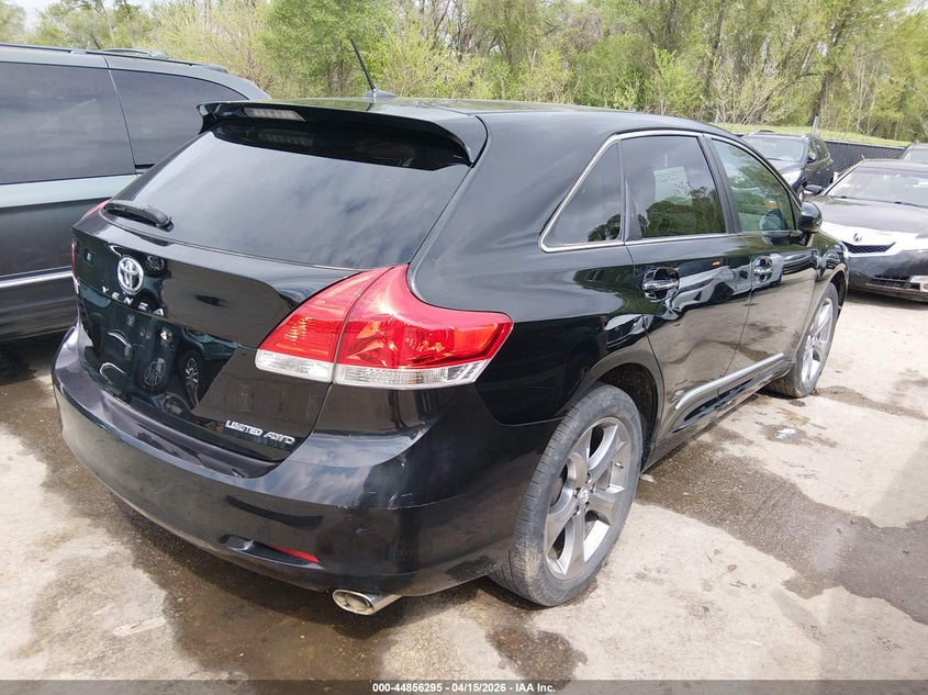 2012 Toyota Venza 3.5 Limited V6 black Lot 111044856295 Vin 4T3BK3BB8CU073216