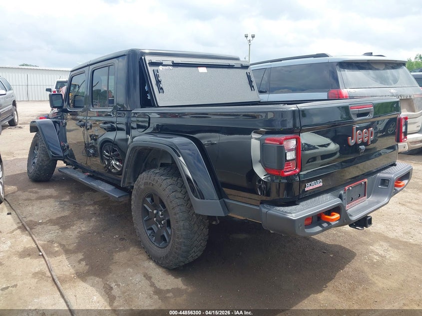 2021 Jeep Gladiator 3.6 Mojave 4X4 black Lot 111044856300 Vin 1C6JJTEG1ML597633