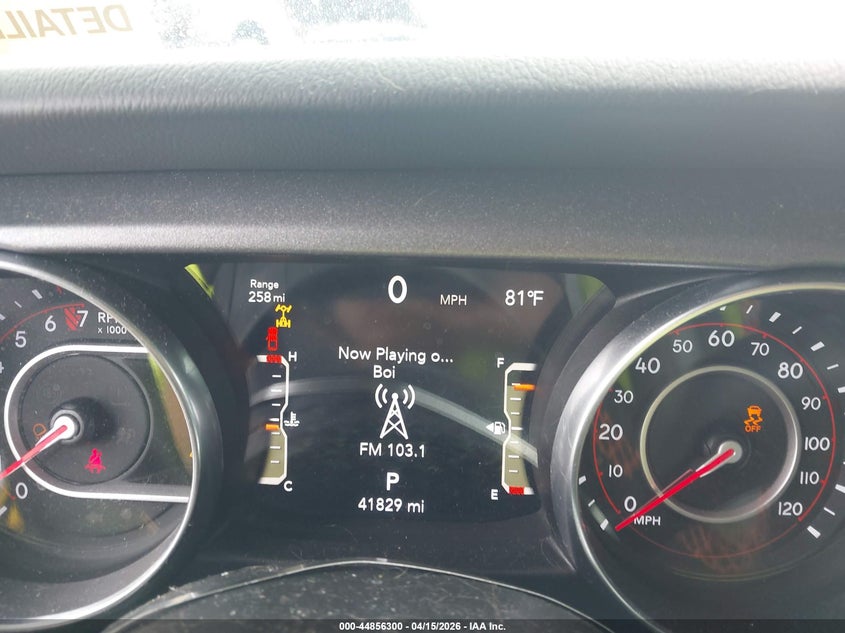 2021 Jeep Gladiator Mojave 4X4 VIN: 1C6JJTEG1ML597633 Lot: 44856300