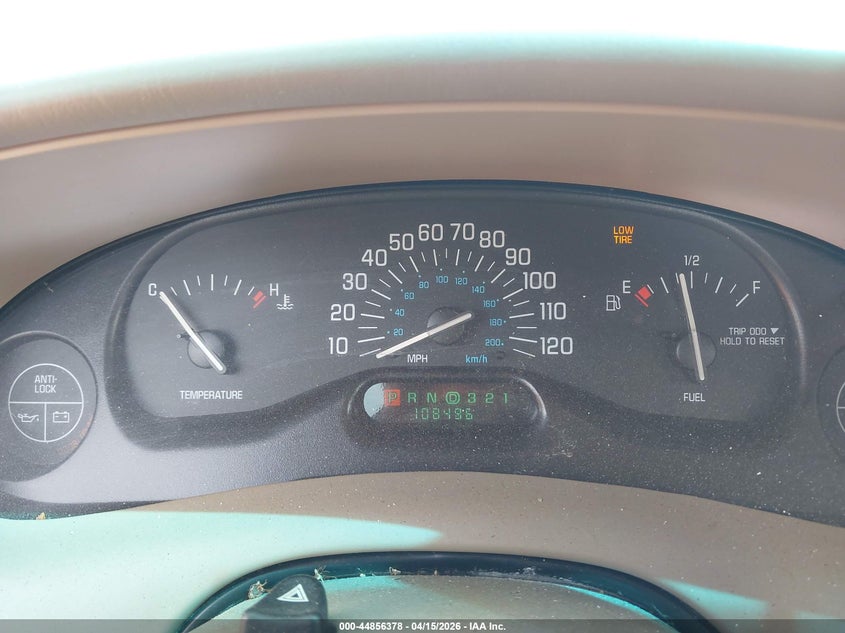 2003 Buick Century Custom VIN: 2G4WS52J931197925 Lot: 44856378