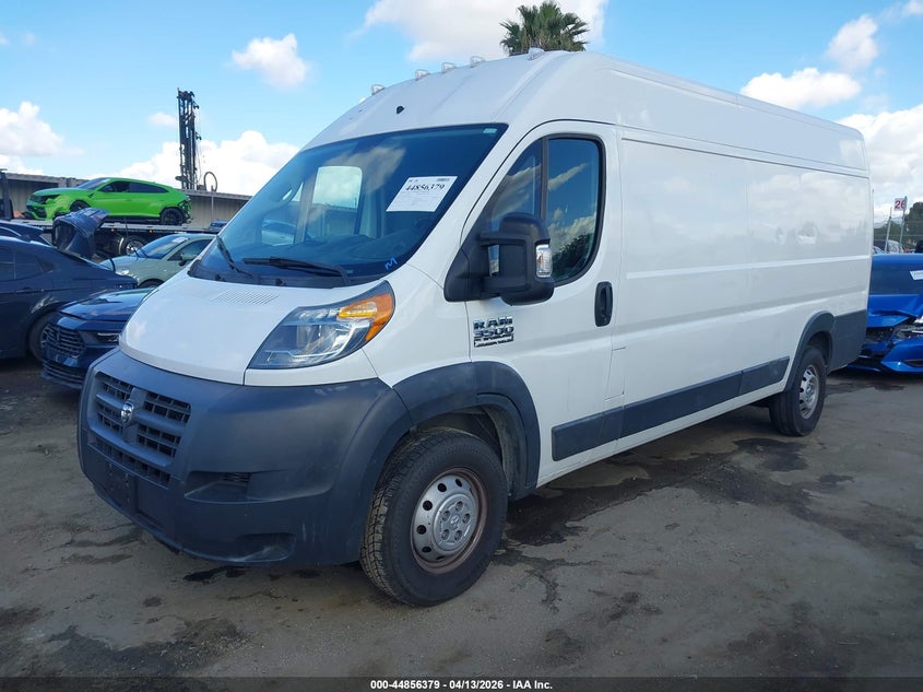 2018 Ram Promaster 3500 Cargo Van High Roof 159 Wb Ext