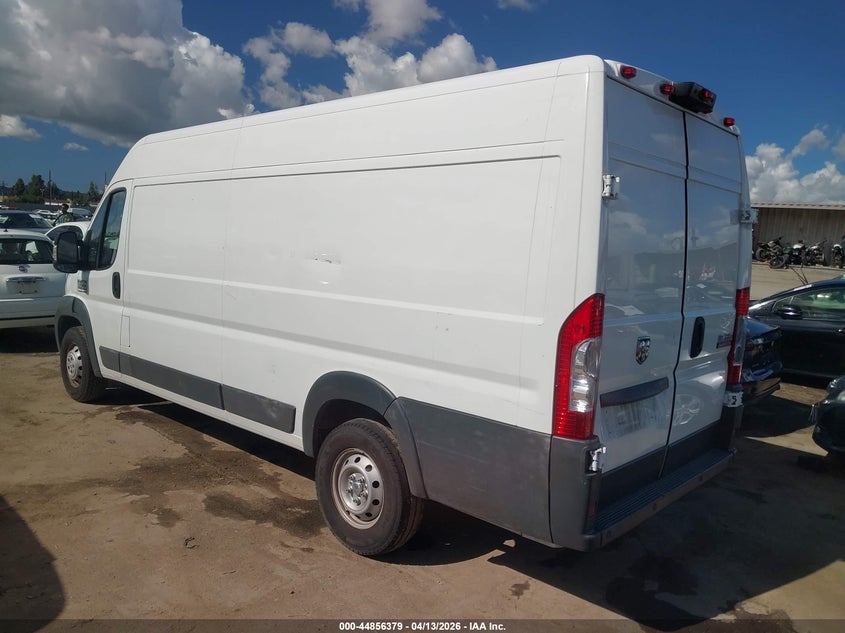 2018 Ram Promaster 3500 Cargo Van High Roof 159 Wb Ext