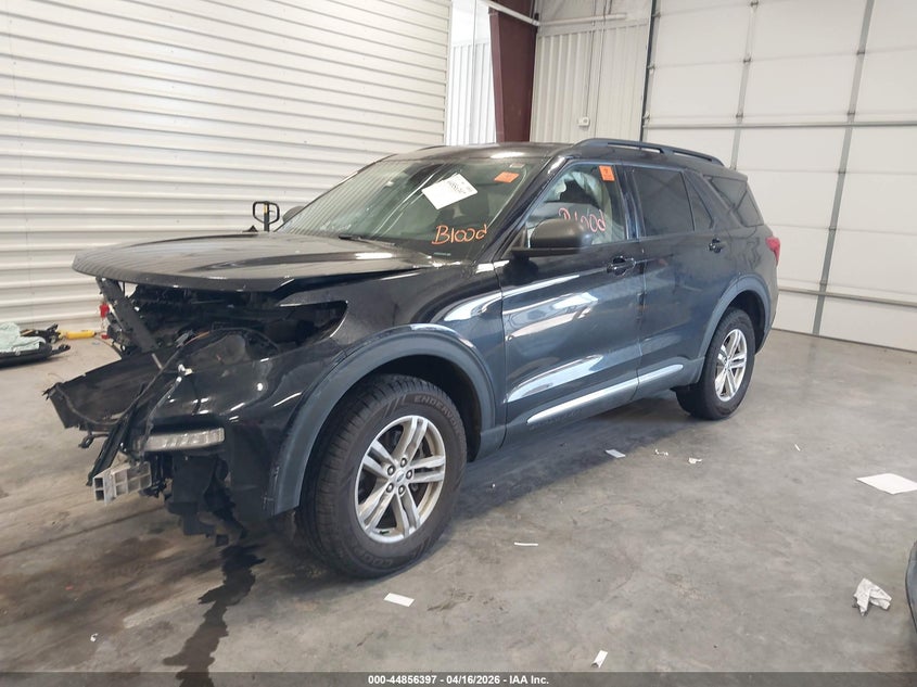 1FMSK8DH4PGA60300 2023 Ford Explorer 2.3 Xlt black