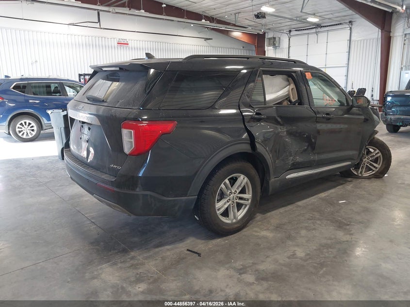 2023 Ford Explorer 2.3 Xlt black Lot 111044856397 Vin 1FMSK8DH4PGA60300