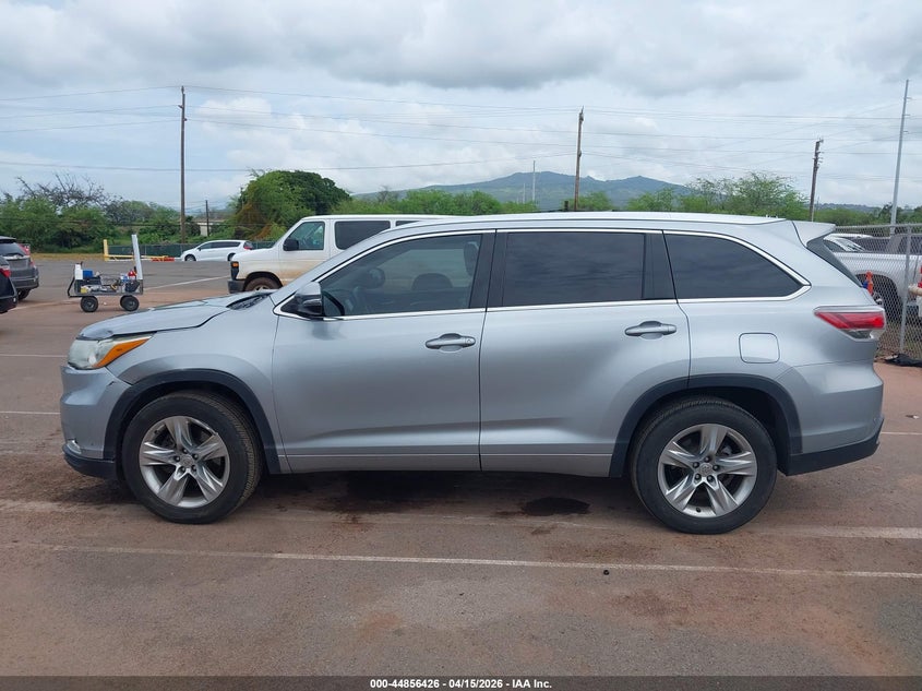 2014 Toyota Highlander Limited V6 VIN: 5TDYKRFH0ES028271 Lot: 44856426