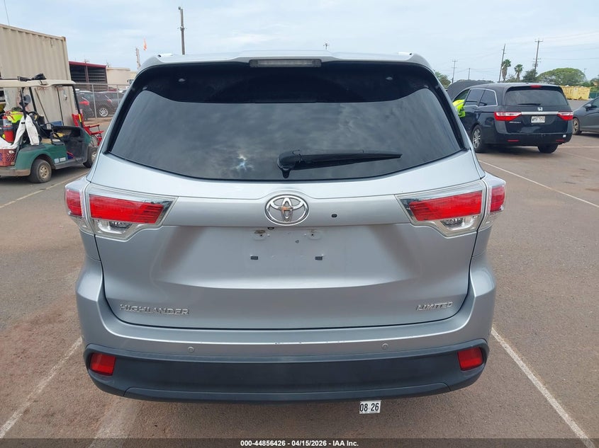 2014 Toyota Highlander Limited V6 VIN: 5TDYKRFH0ES028271 Lot: 44856426