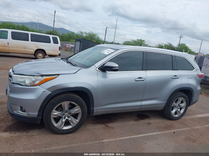 2014 Toyota Highlander Limited V6 VIN: 5TDYKRFH0ES028271 Lot: 44856426