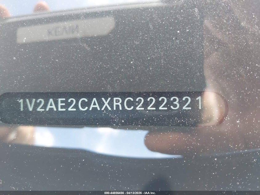 2024 Volkswagen Atlas Cross Sport 2.0T Sel R-Line VIN: 1V2AE2CAXRC222321 Lot: 44856456