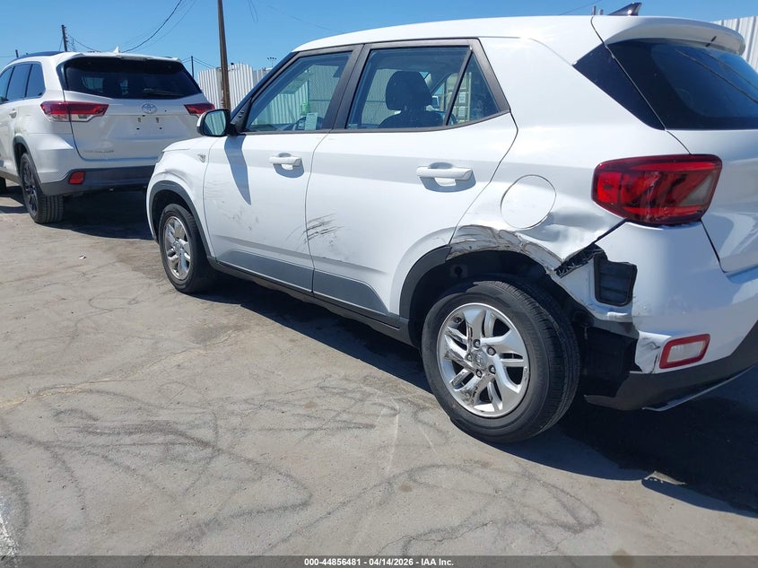 2021 Hyundai Venue Se VIN: KMHRB8A31MU072652 Lot: 44856481