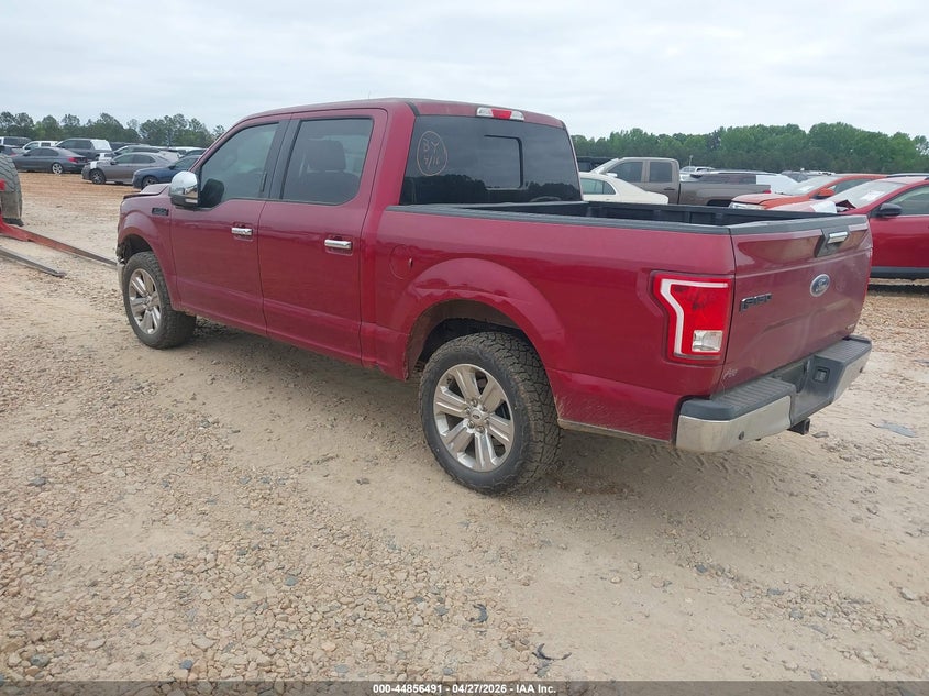 Vin: 1ftew1cf6gfd10543, lot: 45353799, ford f-150 xlt 20163