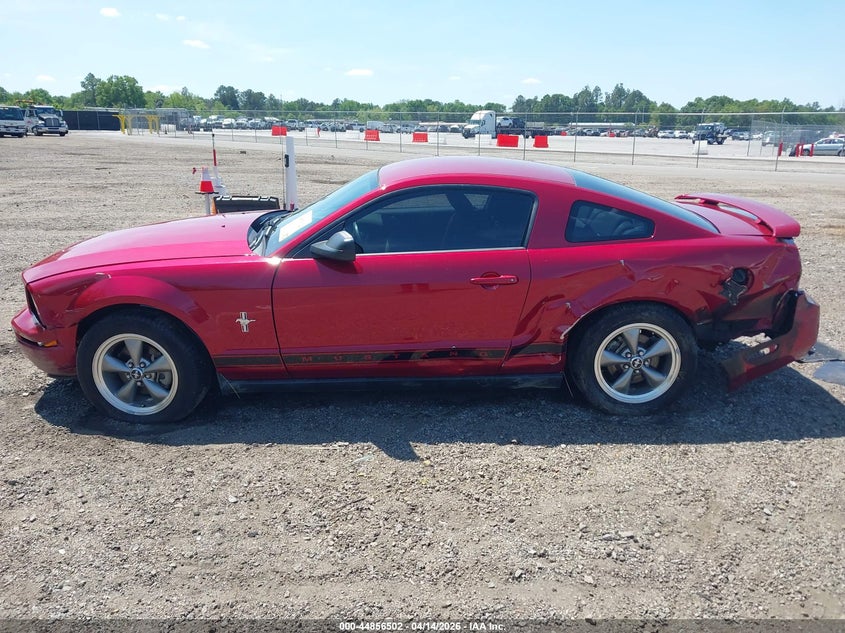 2006 Ford Mustang V6 VIN: 1ZVFT80N165260492 Lot: 44856502