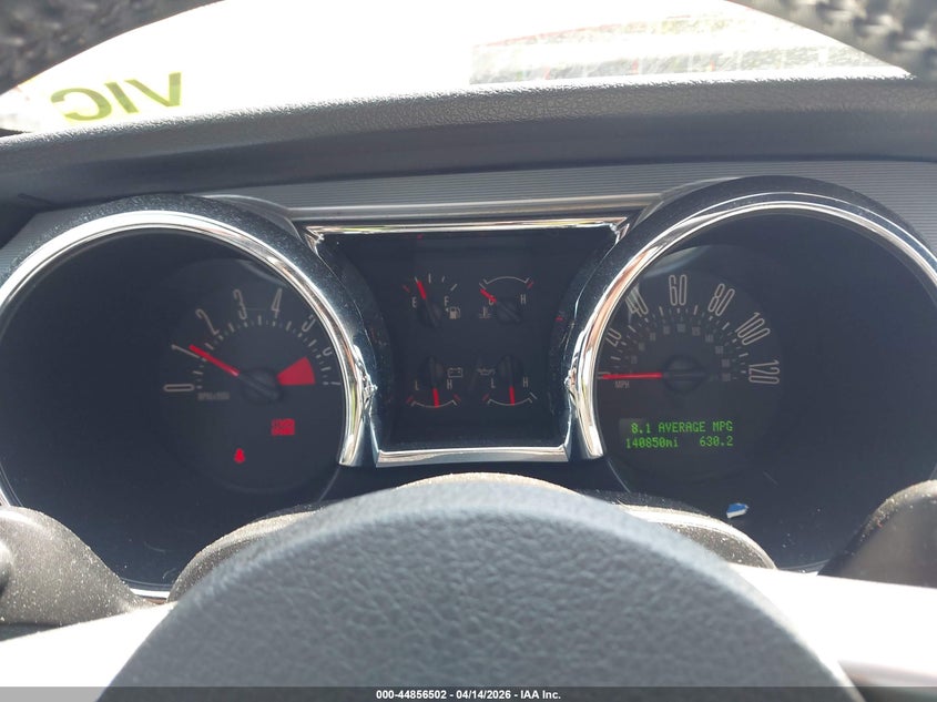 2006 Ford Mustang V6 VIN: 1ZVFT80N165260492 Lot: 44856502