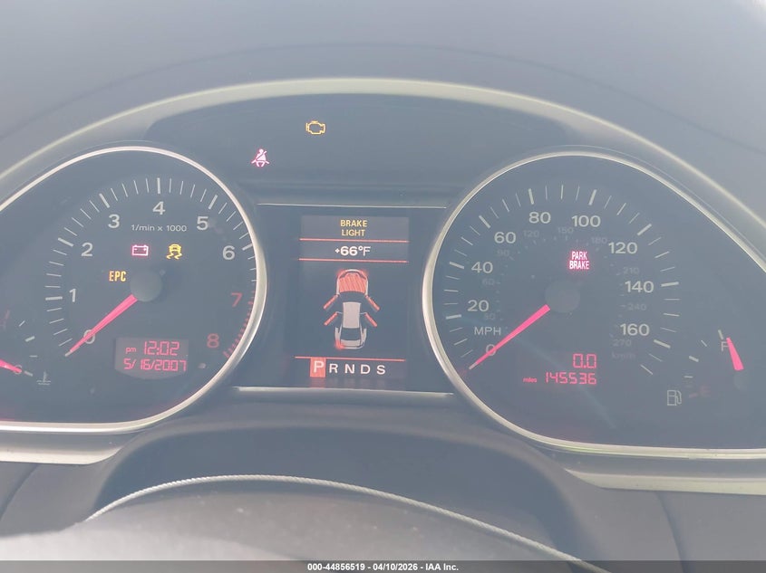 2007 Audi Q7 3.6 Premium VIN: WA1BY74L17D058596 Lot: 44856519