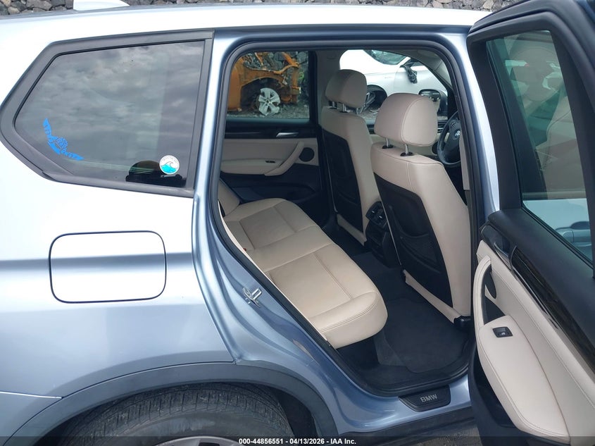 2014 BMW X3 2.0 xDrive28I blue Lot 111044856551 Vin 5UXWX9C53E0D38129