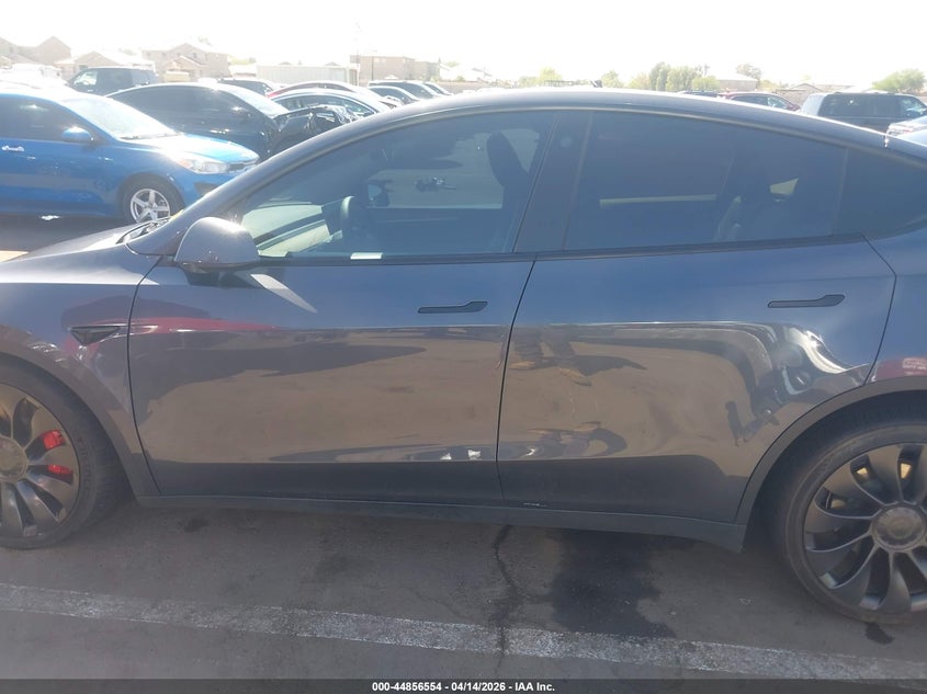 2023 Tesla Model Y Performance Dual Motor All-Wheel Drive VIN: 7SAYGDEFXPF782356 Lot: 44856554