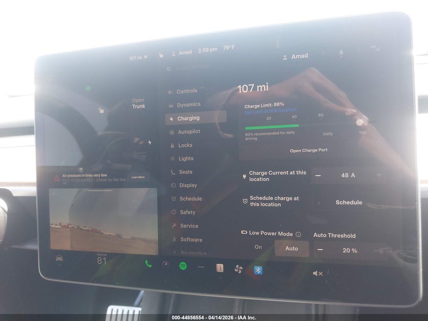 2023 Tesla Model Y Performance Dual Motor All-Wheel Drive VIN: 7SAYGDEFXPF782356 Lot: 44856554